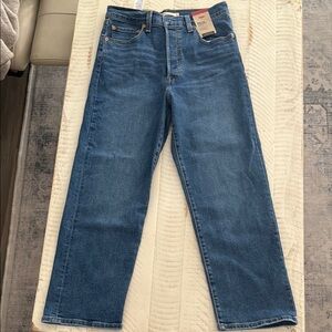Levi's High Rise Blue Jeans Classic Fit